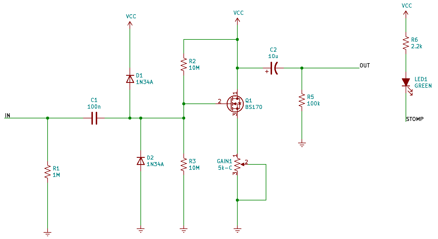 Image of Booster Pedal Circuit Not Available